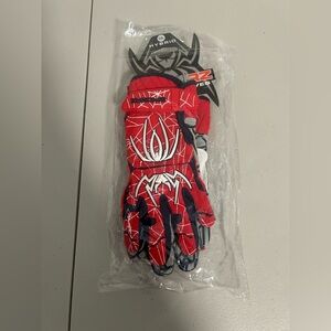 Spiderz Hybrid Softball Batting Gloves Youth XL YXL Red Navy Blue Baseball